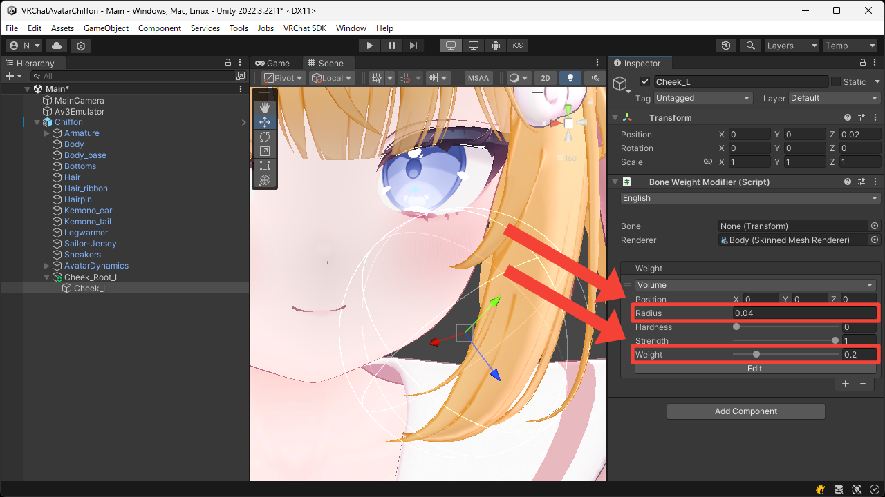 Configure Volume Weight