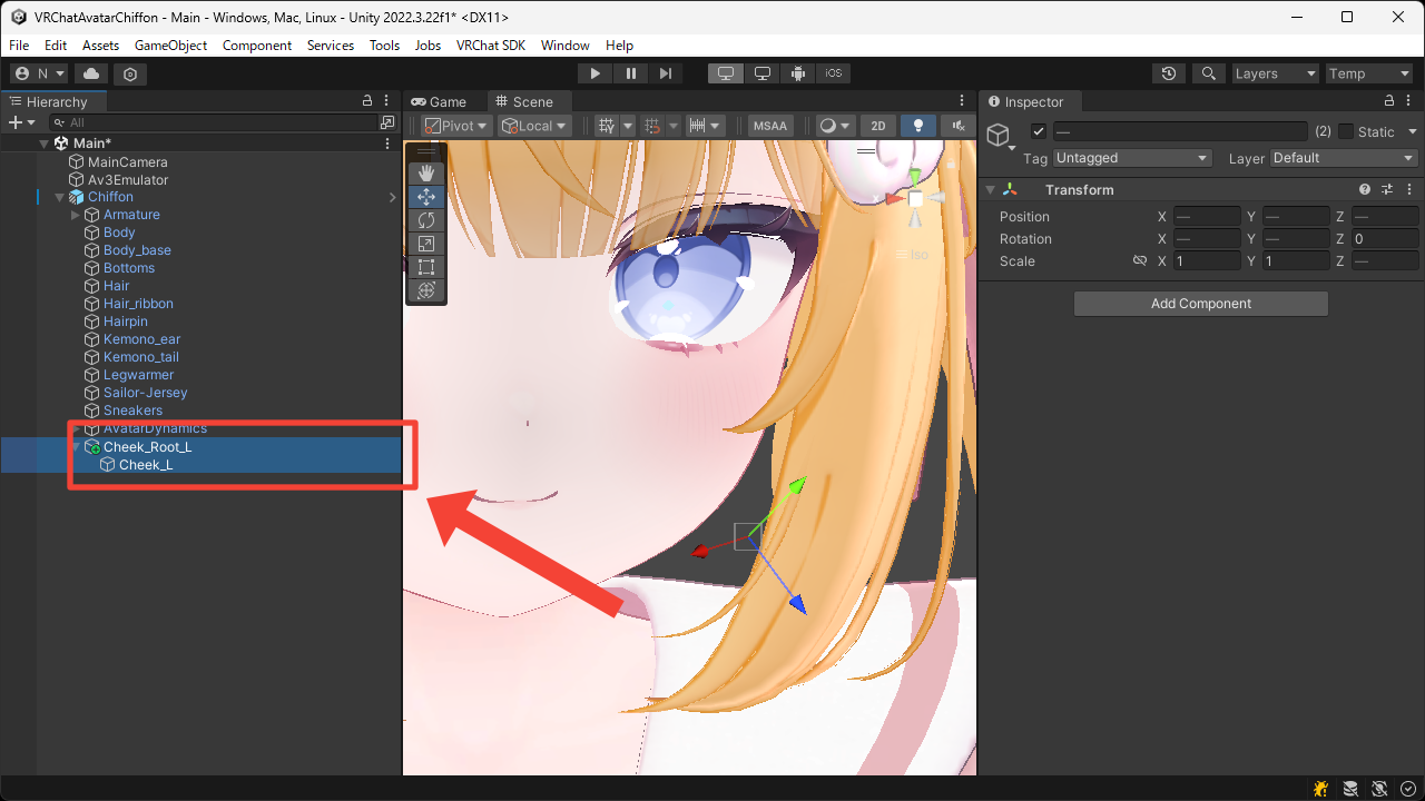Game Object の作成